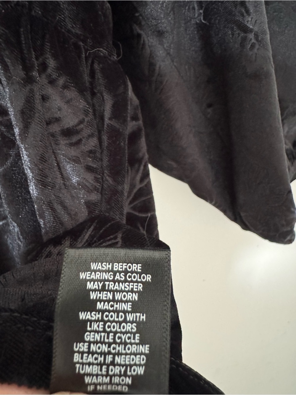 Torrid Black Velvet Corset Peplum Blouse Top Floral Embossed Size 1X - Picture 11 of 13